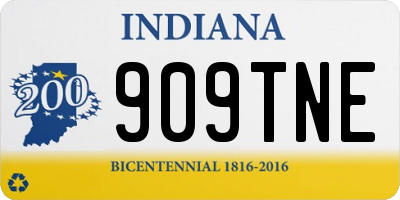 IN license plate 909TNE