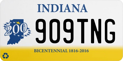 IN license plate 909TNG