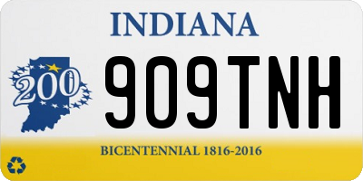 IN license plate 909TNH