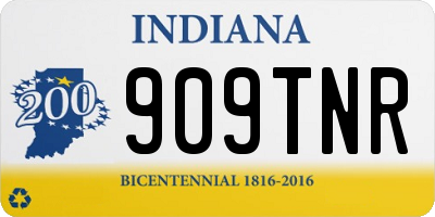 IN license plate 909TNR