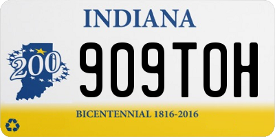 IN license plate 909TOH