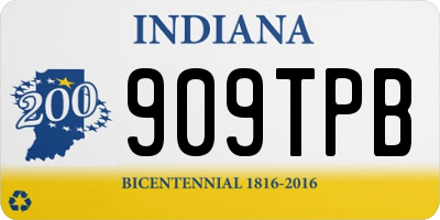 IN license plate 909TPB