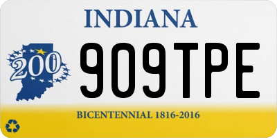 IN license plate 909TPE