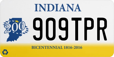 IN license plate 909TPR