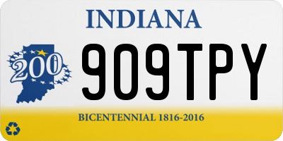 IN license plate 909TPY