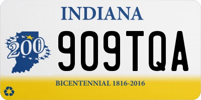 IN license plate 909TQA