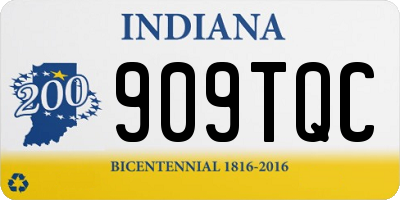 IN license plate 909TQC
