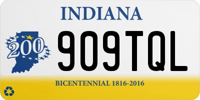 IN license plate 909TQL