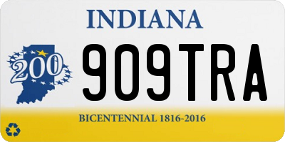 IN license plate 909TRA
