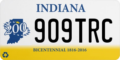 IN license plate 909TRC