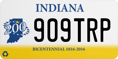IN license plate 909TRP