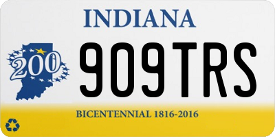 IN license plate 909TRS