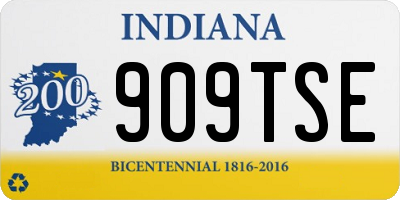IN license plate 909TSE