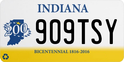 IN license plate 909TSY