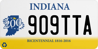 IN license plate 909TTA