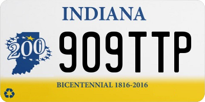 IN license plate 909TTP