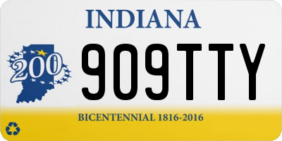 IN license plate 909TTY