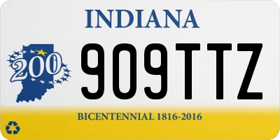 IN license plate 909TTZ