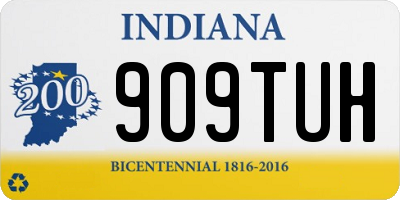 IN license plate 909TUH
