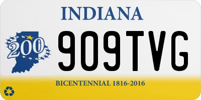 IN license plate 909TVG