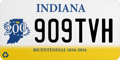 IN license plate 909TVH