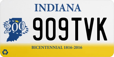IN license plate 909TVK