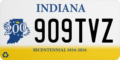 IN license plate 909TVZ