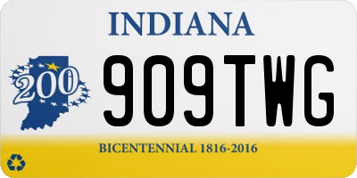 IN license plate 909TWG
