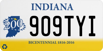IN license plate 909TYI
