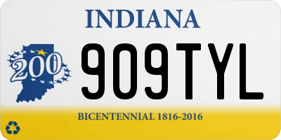 IN license plate 909TYL