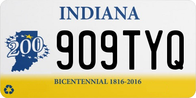 IN license plate 909TYQ