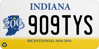 IN license plate 909TYS