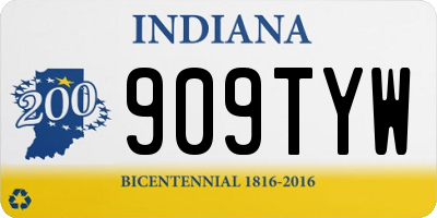 IN license plate 909TYW