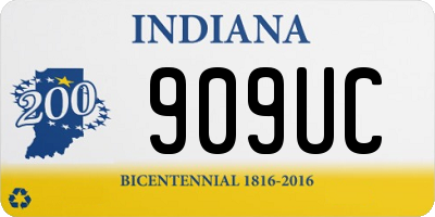 IN license plate 909UC
