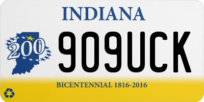 IN license plate 909UCK