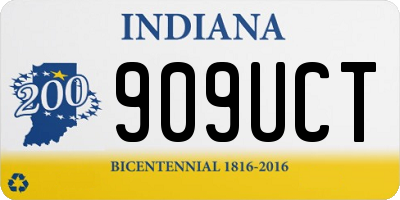 IN license plate 909UCT