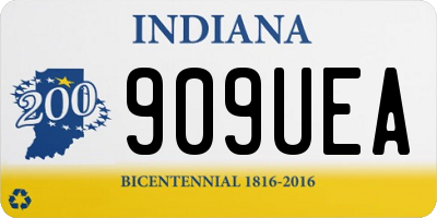 IN license plate 909UEA