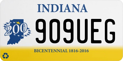 IN license plate 909UEG