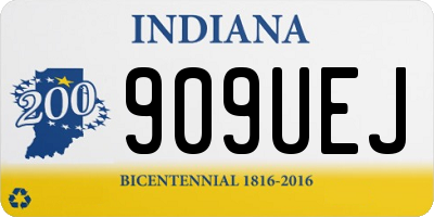 IN license plate 909UEJ