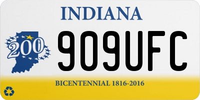 IN license plate 909UFC