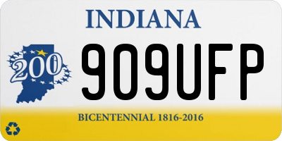 IN license plate 909UFP