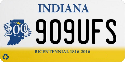 IN license plate 909UFS
