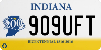 IN license plate 909UFT