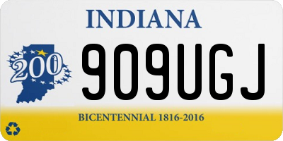 IN license plate 909UGJ