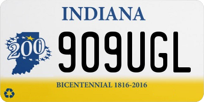 IN license plate 909UGL