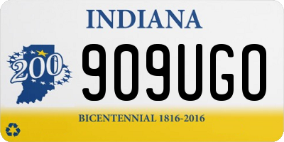 IN license plate 909UGO