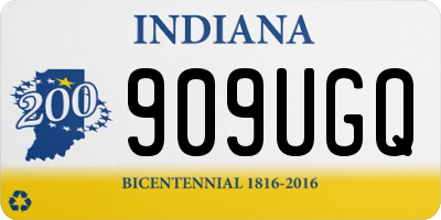 IN license plate 909UGQ