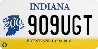 IN license plate 909UGT