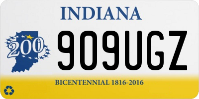 IN license plate 909UGZ