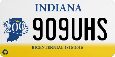 IN license plate 909UHS